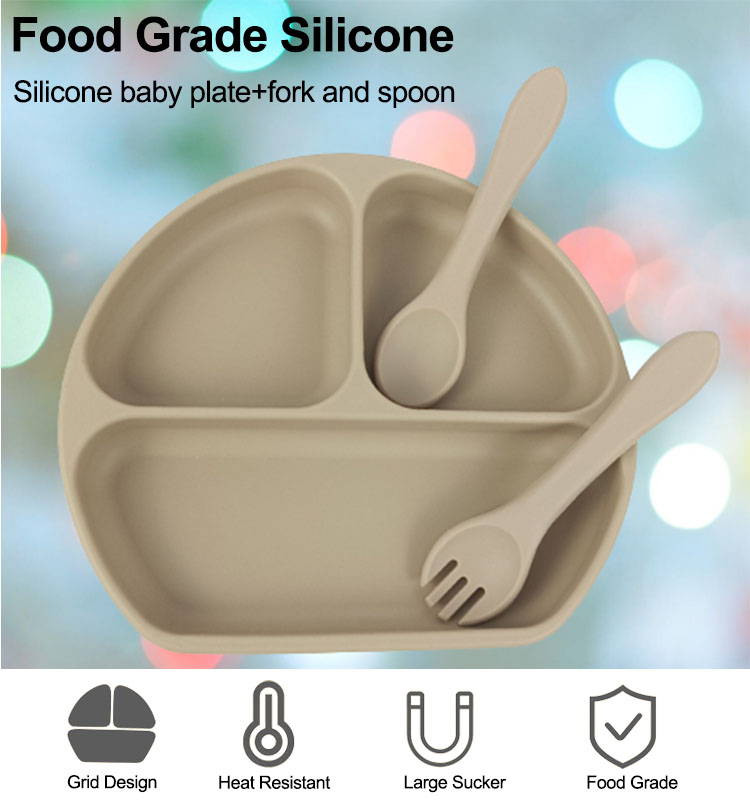 baby silicone suction plate